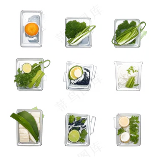 手绘练习小植物花草系列47