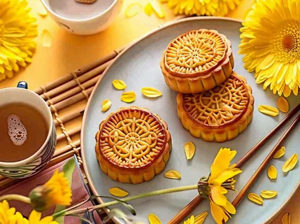 月饼中秋美食摄影图 月饼中秋美食摄影图