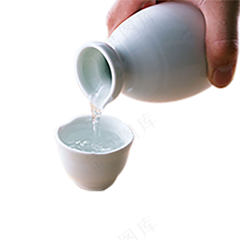 倒白酒png素材图片