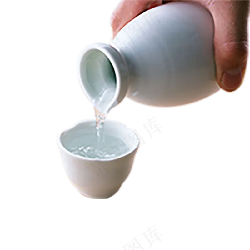 倒白酒png素材图片