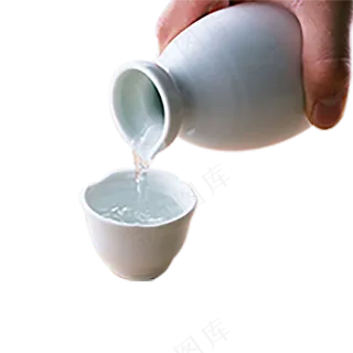 倒白酒png素材图片