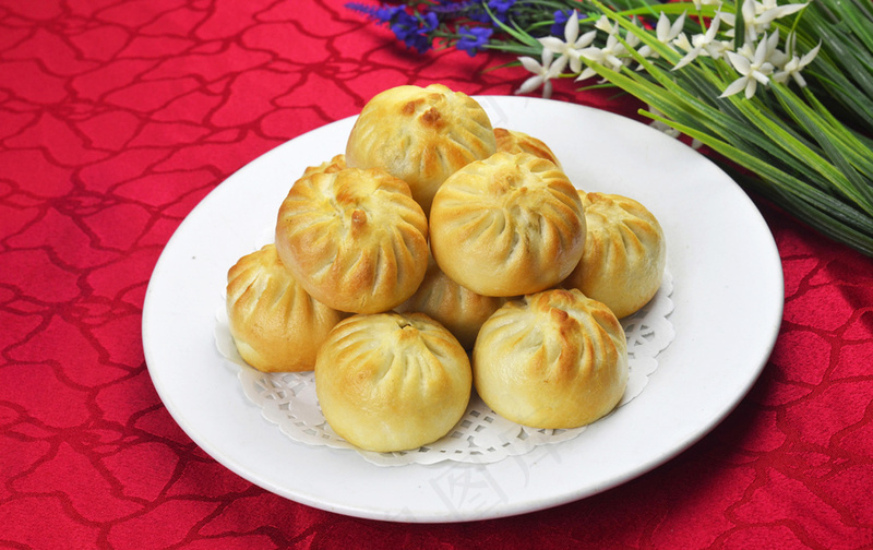 包子早餐图片