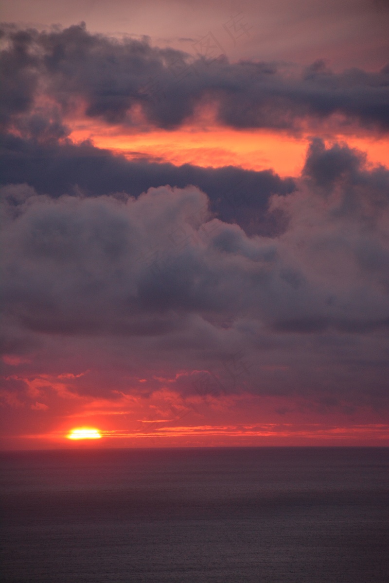 夕阳晚霞图片