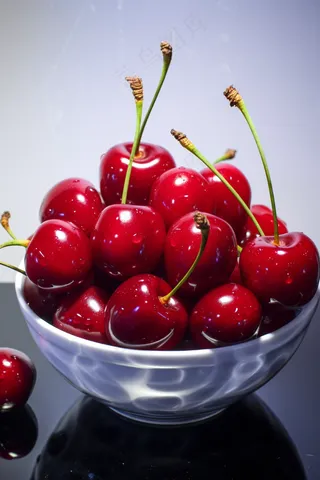新鲜樱桃车厘子水果摄影图