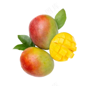 新鲜芒果免扣图