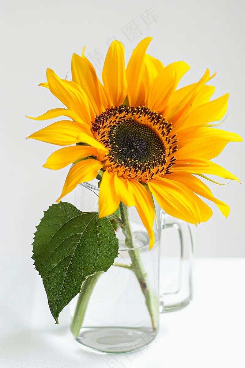 向日葵向阳鲜花摄影图(2688x4032)