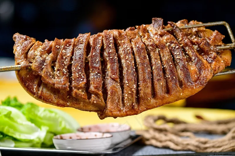 烤羊排烤肉美食烧烤