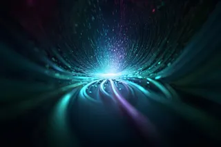 抽象科技背景插画