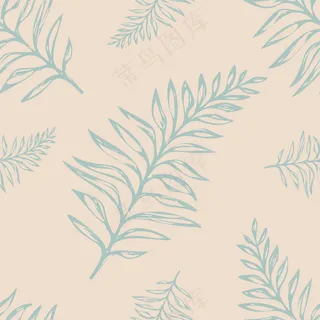 植物森系底纹