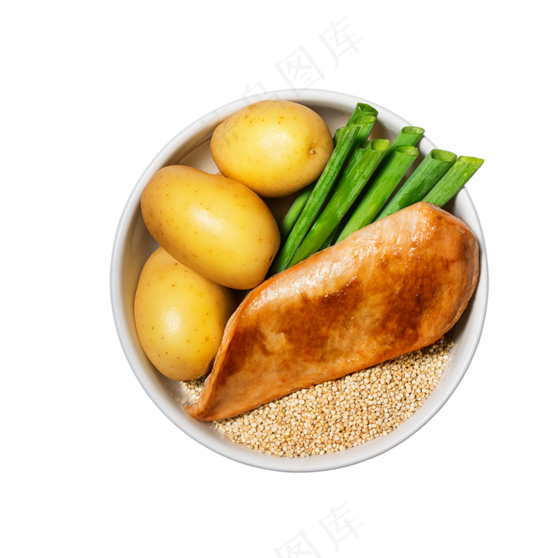 免抠鸡胸肉土豆