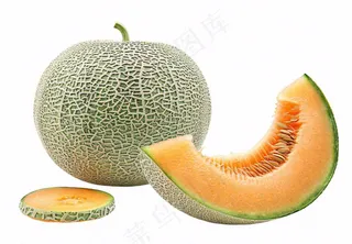 哈密瓜水果实物免抠