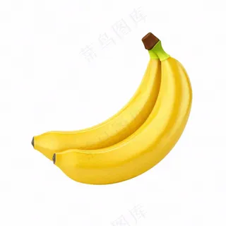 香蕉水果卡通插画免抠