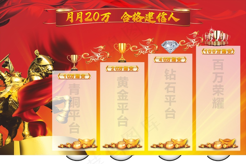 2024阶梯榜cdr矢量模版下载