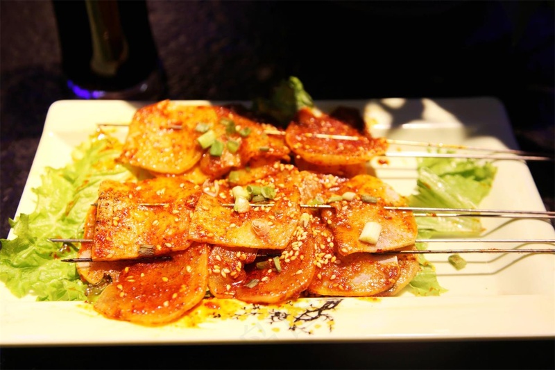 烤土豆片美食图片