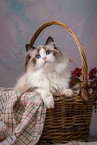 猫咪宠物猫可爱动物摄影图