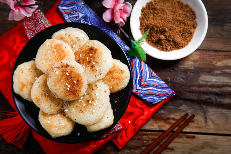 特色糯米饼美食小吃