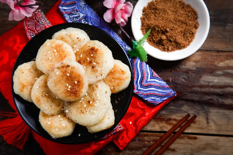 特色糯米饼美食小吃