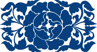 古代青花瓷图案花纹中国风图案祥云纹理传统图腾PNG免扣素材