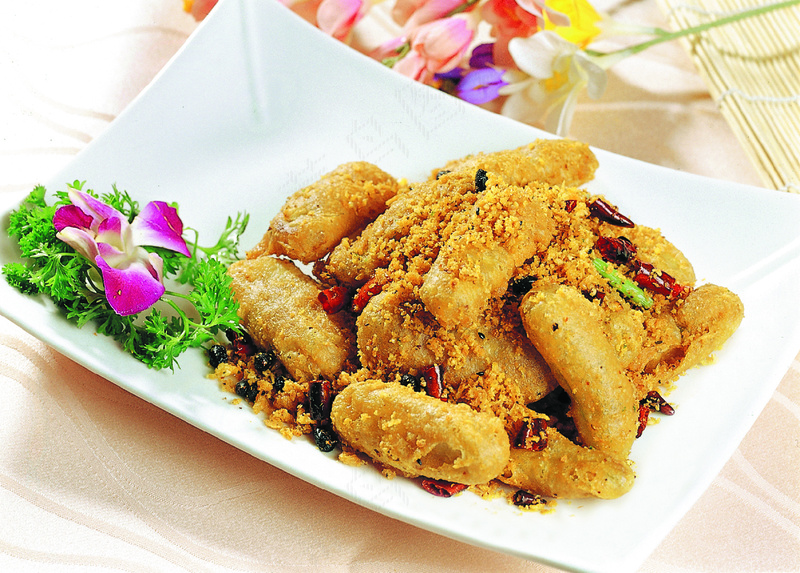 油炸小酥肉美食小吃