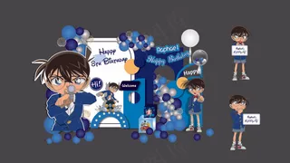 S021 柯南生日宴素材