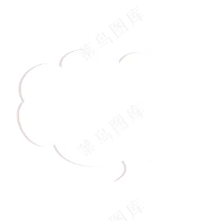 卡通聊天对话方框气泡可爱边框PNG透明免抠装饰图案 PS设计