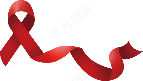 红色彩带免扣 红色彩带免扣