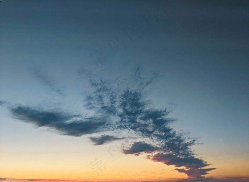 夕阳晚霞图片