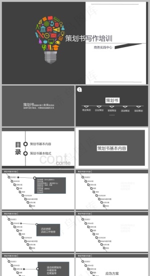 精品-策划书写作培训PPT课件预览图