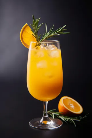 橙子果汁果茶冰镇饮料摄影图