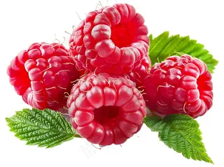 树莓水果摄影图免抠