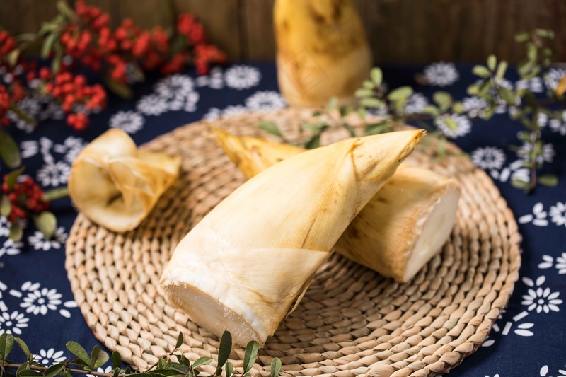 新鲜竹笋时令食材