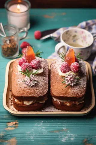 美味的蛋糕节日蛋糕甜点摄影图