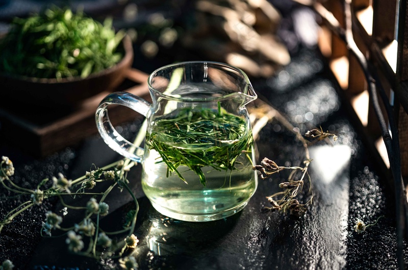 绿茶茶饮茶水