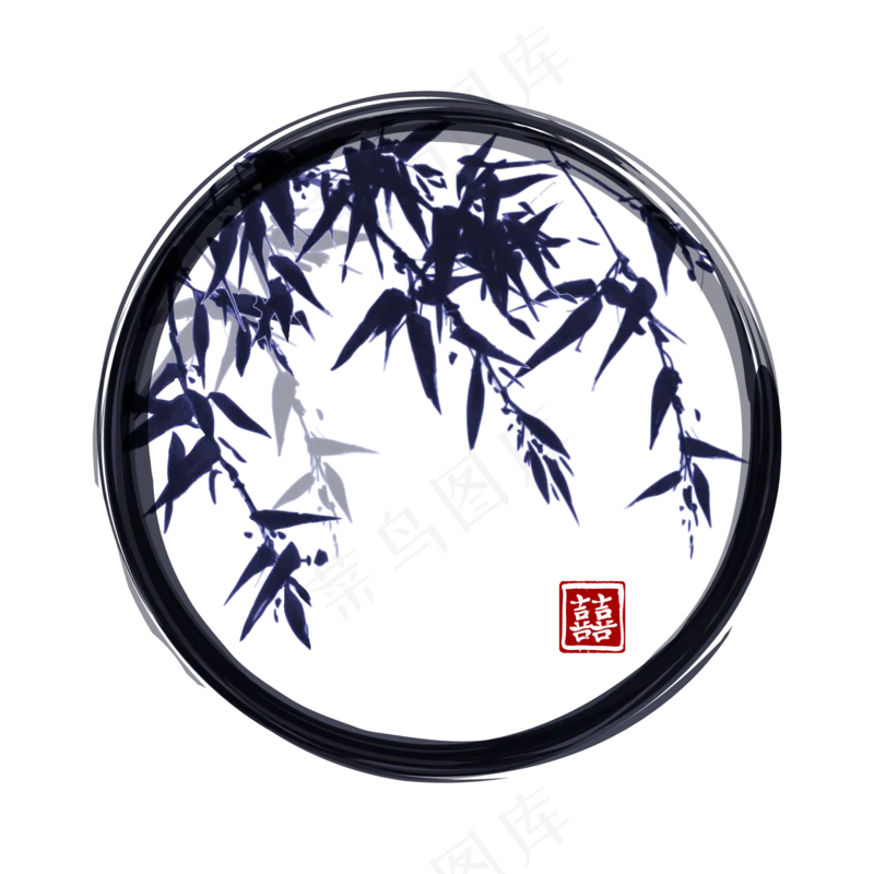 新中式水墨山水画234