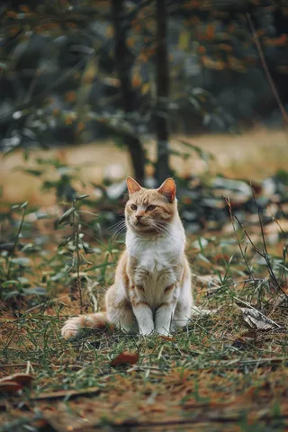 猫咪宠物猫可爱动物摄影图