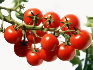 西红柿番茄阳光农作物摄影图