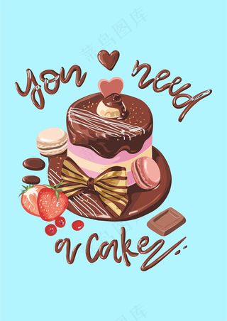 巧克力蛋糕 草莓蛋糕