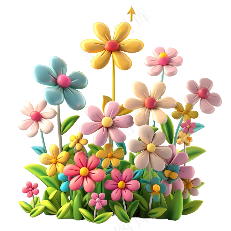 3d鲜花1