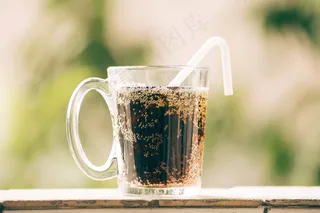 夏季清爽可乐饮料