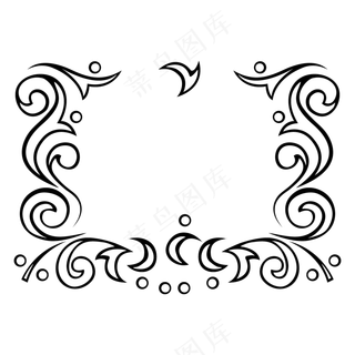装饰边框矢量免扣AI素材