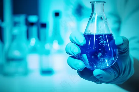 实验器材化学医疗玻璃器皿科学摄影图