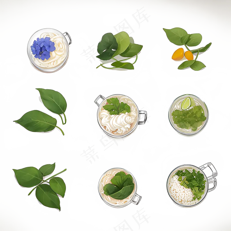 手绘练习小植物花草系列20