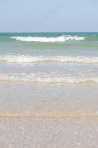 大海沙滩图片