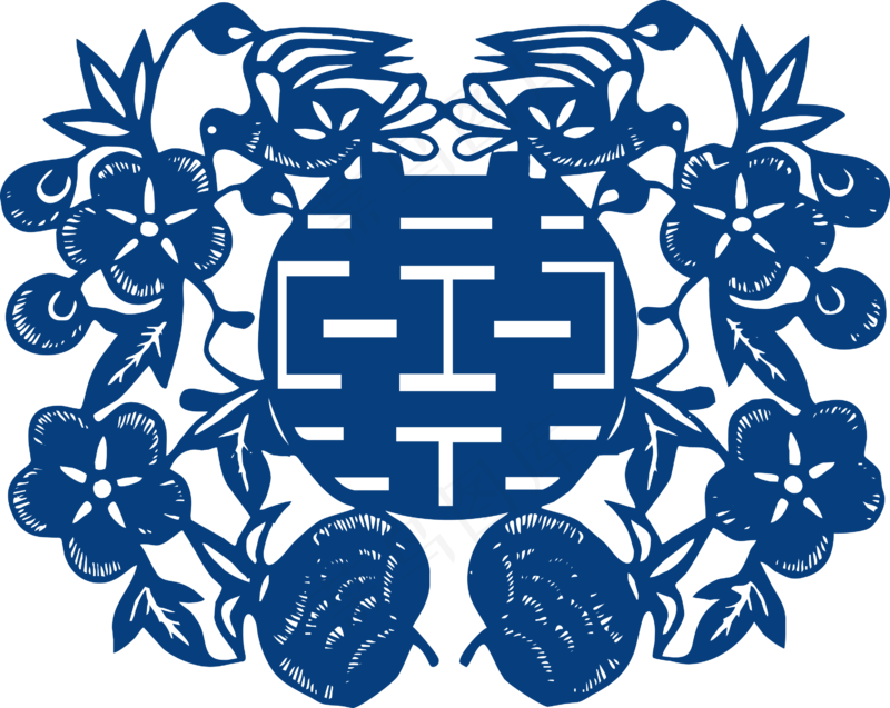 古代青花瓷图案花纹中国风图案祥云纹理传统图腾矢量AI设计PNG免扣素材