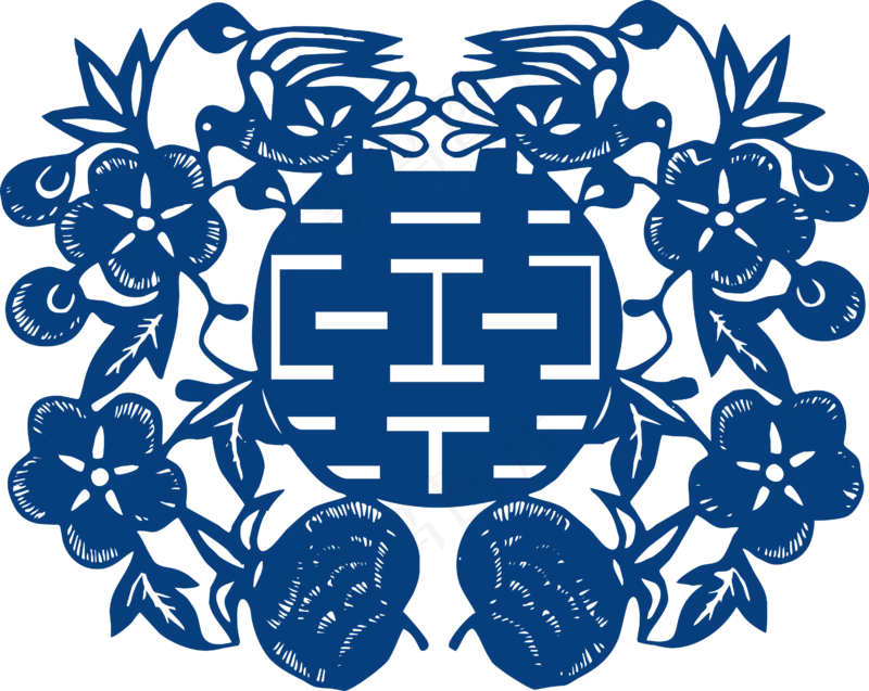 古代青花瓷图案花纹中国风图案祥云纹理传统图腾矢量AI设计PNG免扣素材