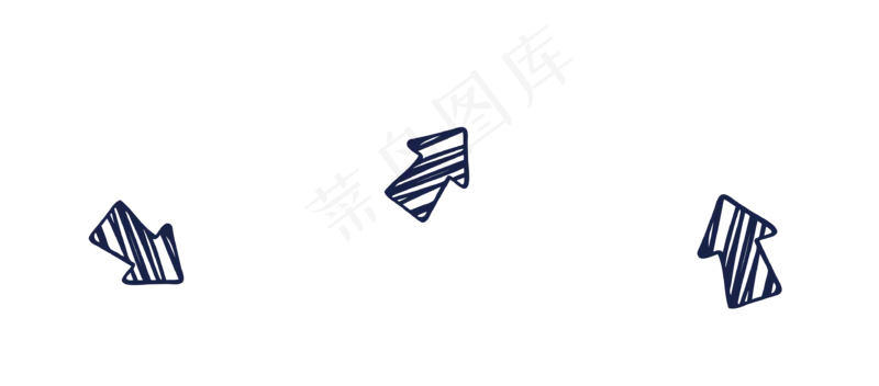 卡通手绘线条指示箭头对话框照片装饰美化PNG免扣透明元素