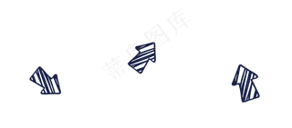 卡通手绘线条指示箭头对话框照片装饰美化PNG免扣透明元素