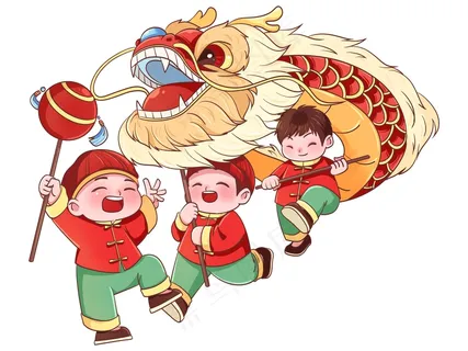 新年舞龙儿童画图片素材 (51) 新年舞龙儿童画图片素材 (51)