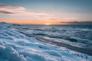 清晨日出朝霞云层摄影图