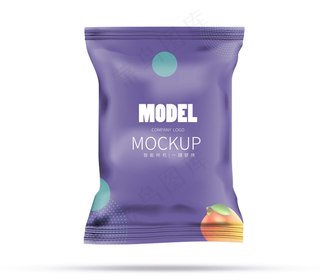 背封袋样机，零食，包装，薯片